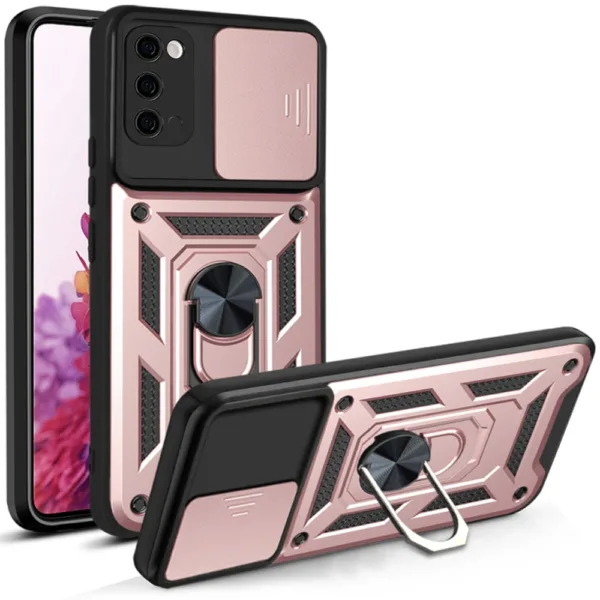 Techsuit - CamShield Series - Samsung Galaxy S20 4G / S20 5G - Rose Gold