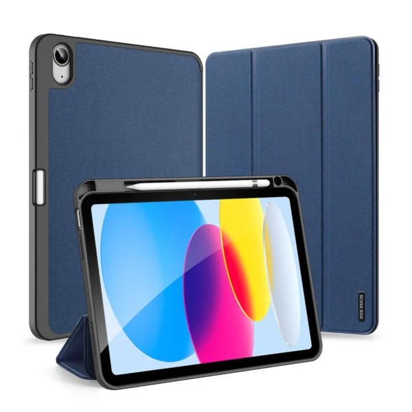 Dux Ducis Domo case iPad 10.9'' 2022 (10th generation) smart cover stand blue