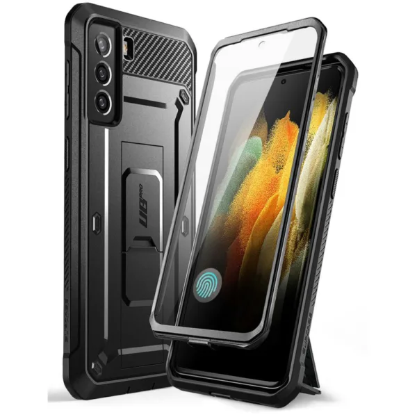 Supcase - Unicorn Beetle Pro - Samsung Galaxy S21 FE - Black