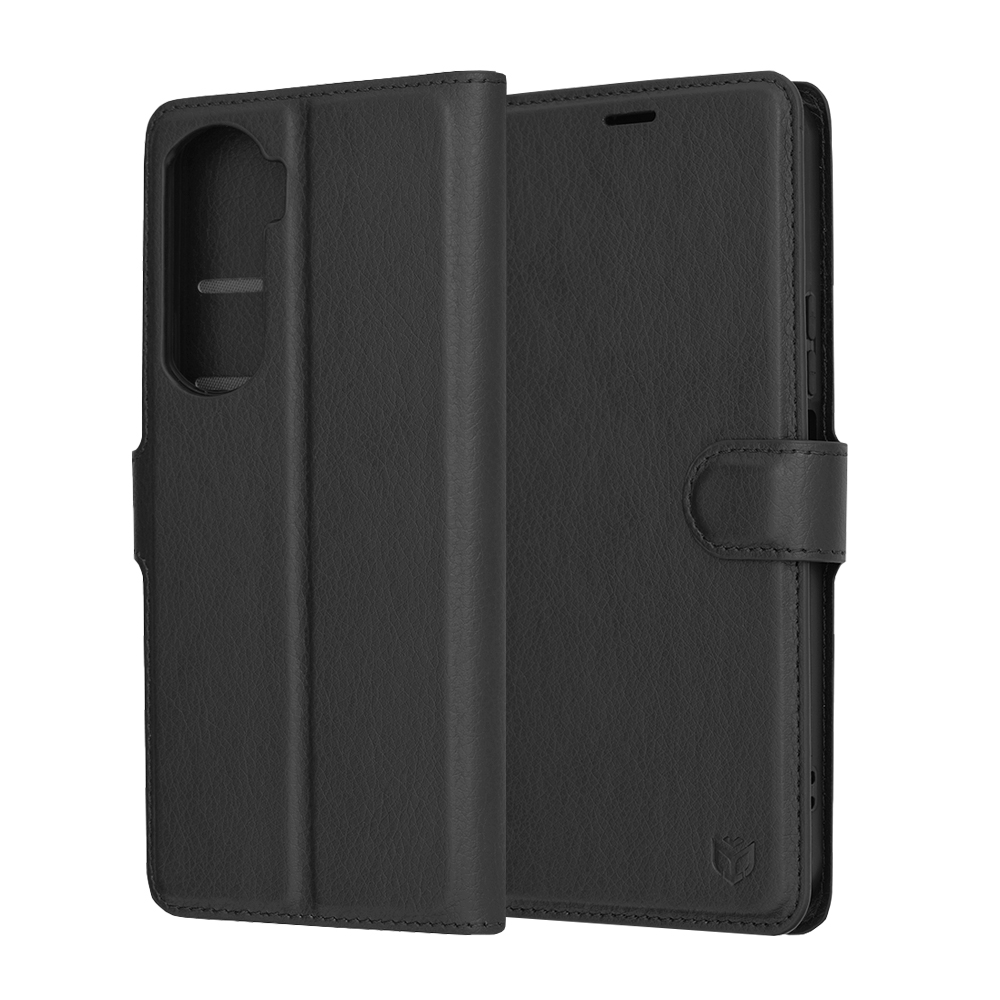 Techsuit - Leather Folio - Honor 90 Lite - Black