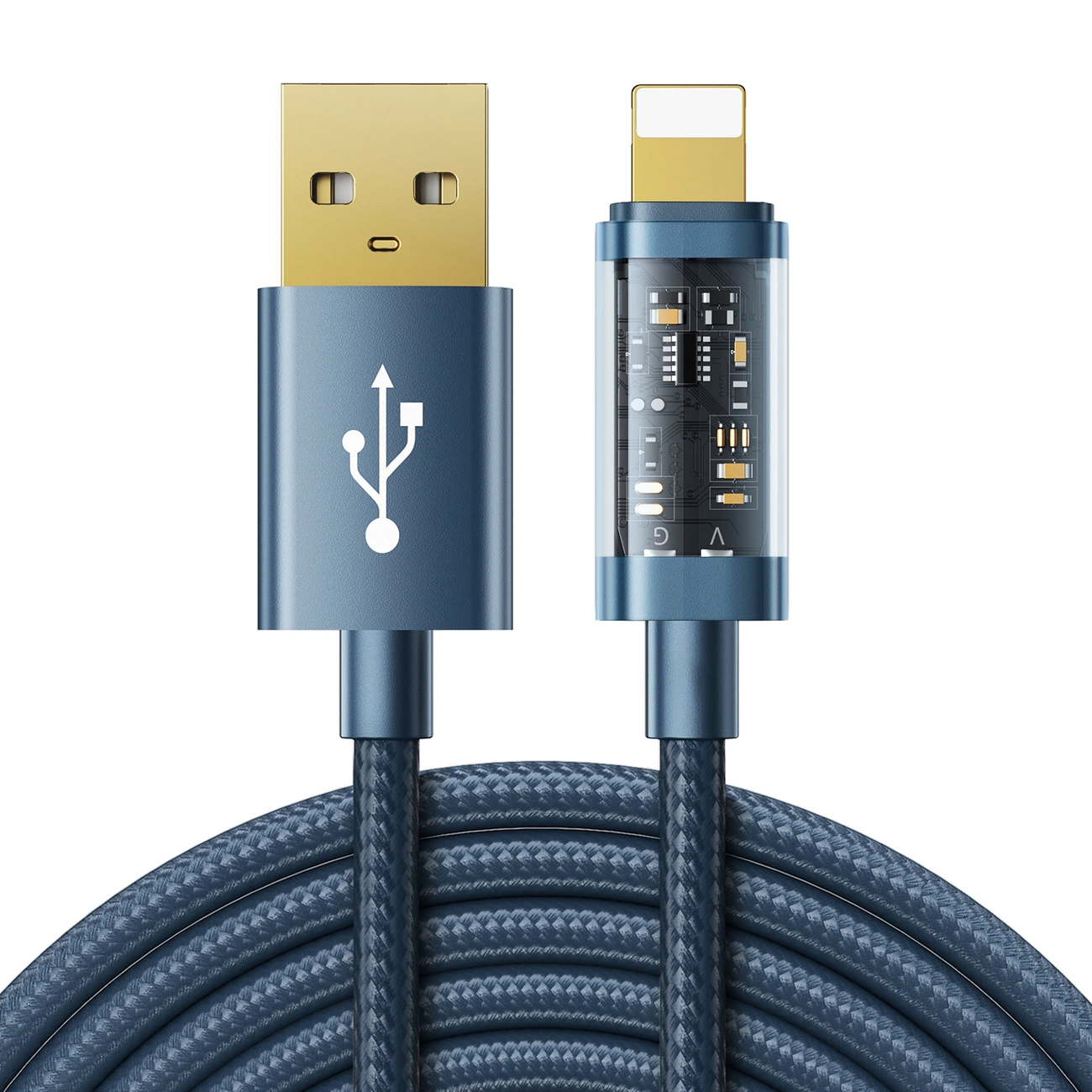 Joyroom S-UL012A20 USB-A / Lightning 2.4A 20W 2m cable - blue