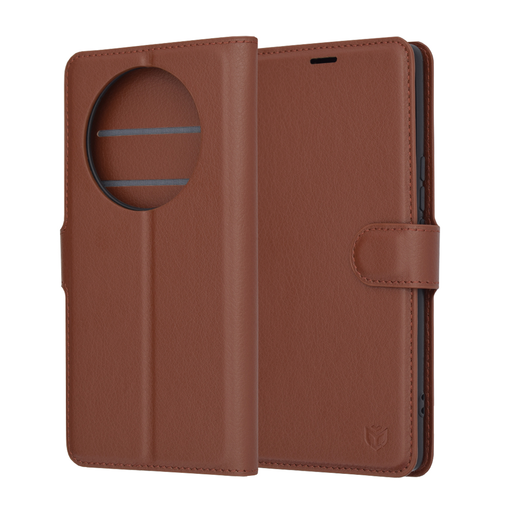 Techsuit - Leather Folio - Honor Magic5 Lite - Brown