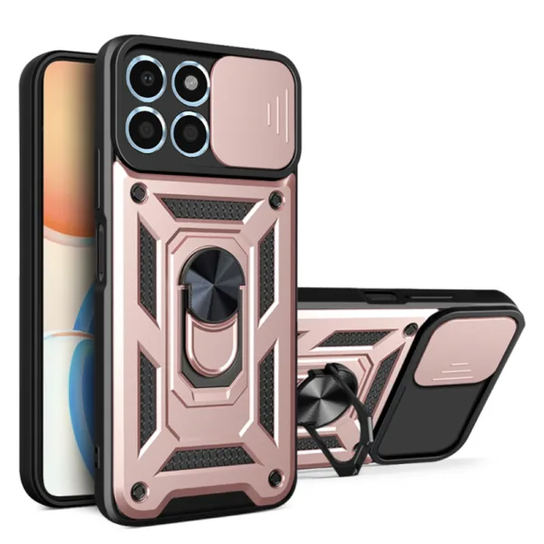 Techsuit - CamShield Series - Honor X6a - Rose Gold