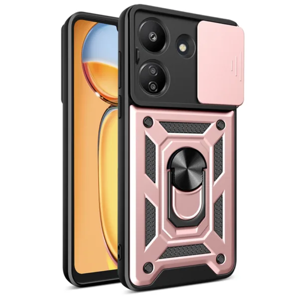 Techsuit - CamShield Series - Xiaomi Redmi 13C 4G / Poco C65 - Rose Gold