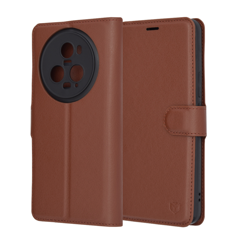 Techsuit - Leather Folio - Honor Magic5 Pro - Brown