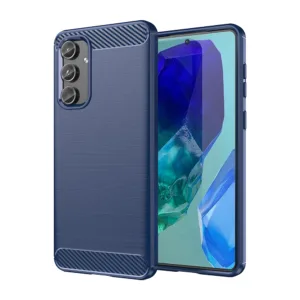 Techsuit - Carbon Silicone - Samsung Galaxy M55 - Blue