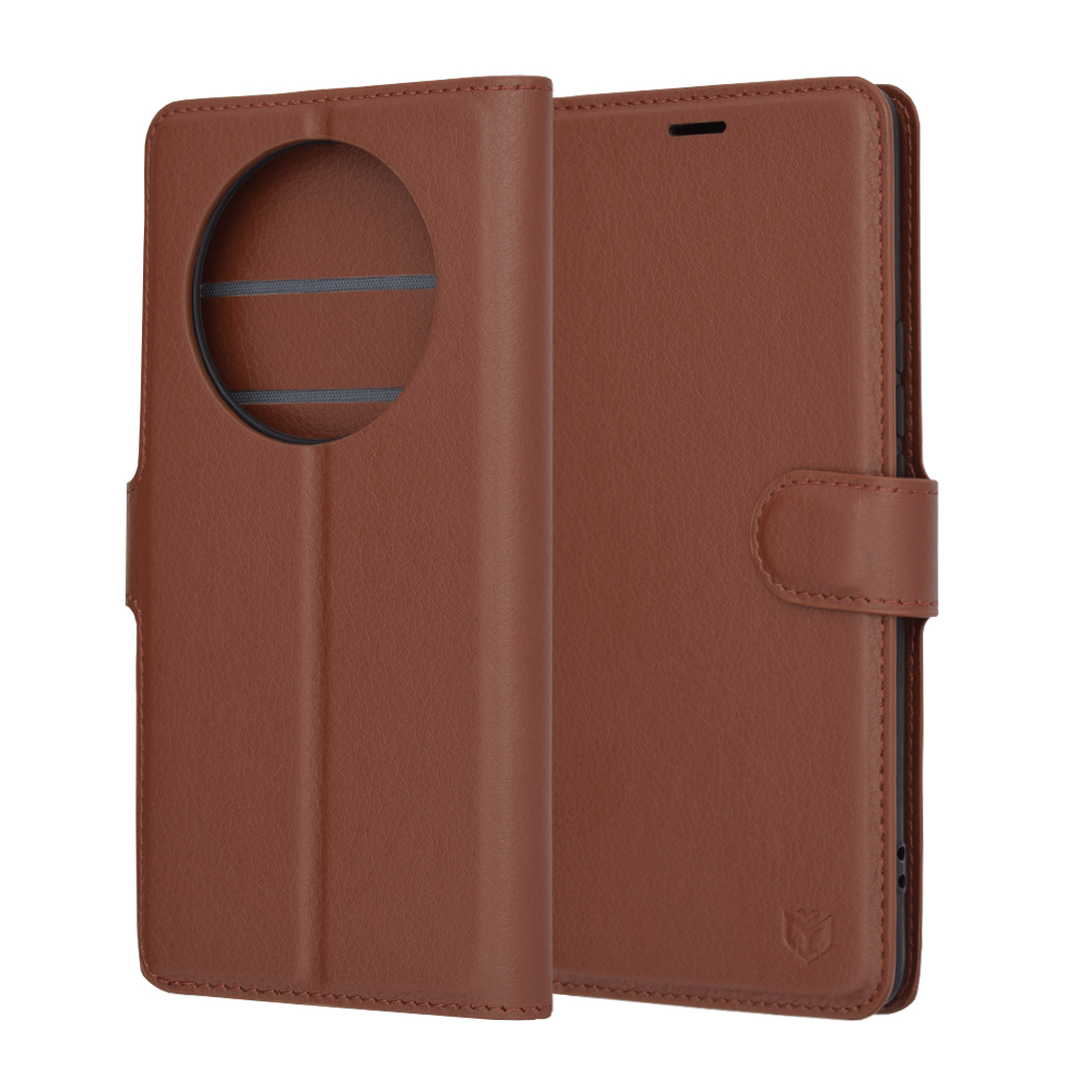 Techsuit - Leather Folio - Honor Magic6 Lite - Brown