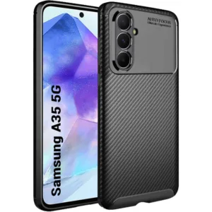 Techsuit - CarbonFiber - Samsung Galaxy A35 5G - Black