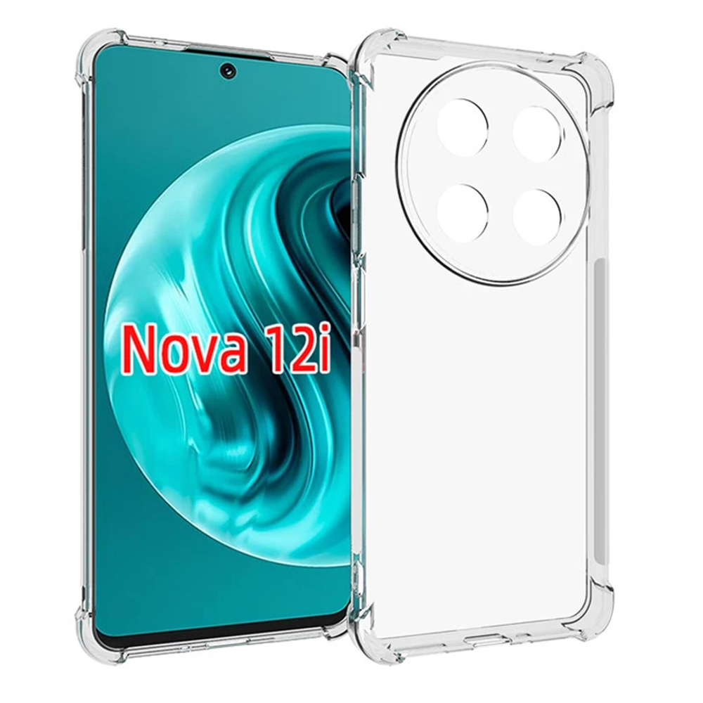 Techsuit - Shockproof Clear Silicone - Huawei nova 12i - Clear