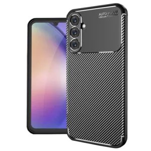 Techsuit - CarbonFiber - Samsung Galaxy A25 5G - Black