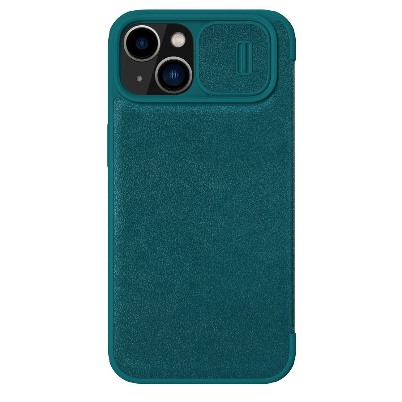 Nillkin Qin Leather Pro Case iPhone 14 Plus Camera Cover Holster Cover Flip Case Green