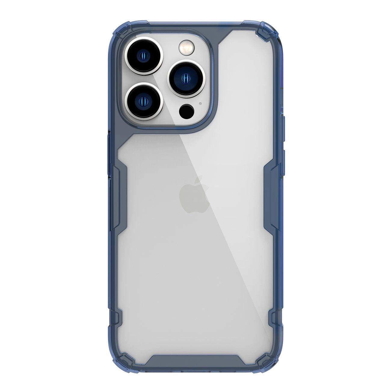 Nillkin Nature Pro case iPhone 14 Pro Max armored cover blue