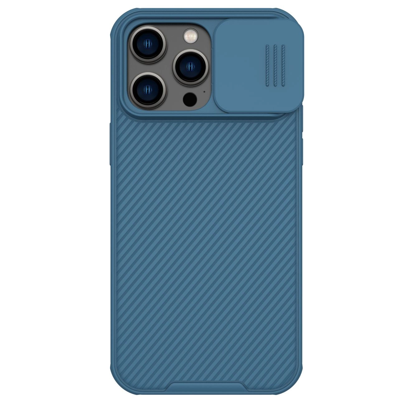 Nillkin CamShield Pro Case iPhone 14 Pro Max Armored Cover Camera Protector Blue