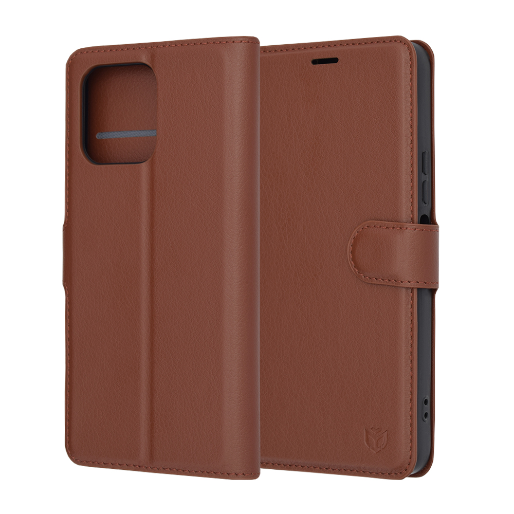 Techsuit - Leather Folio - Honor X6a - Brown