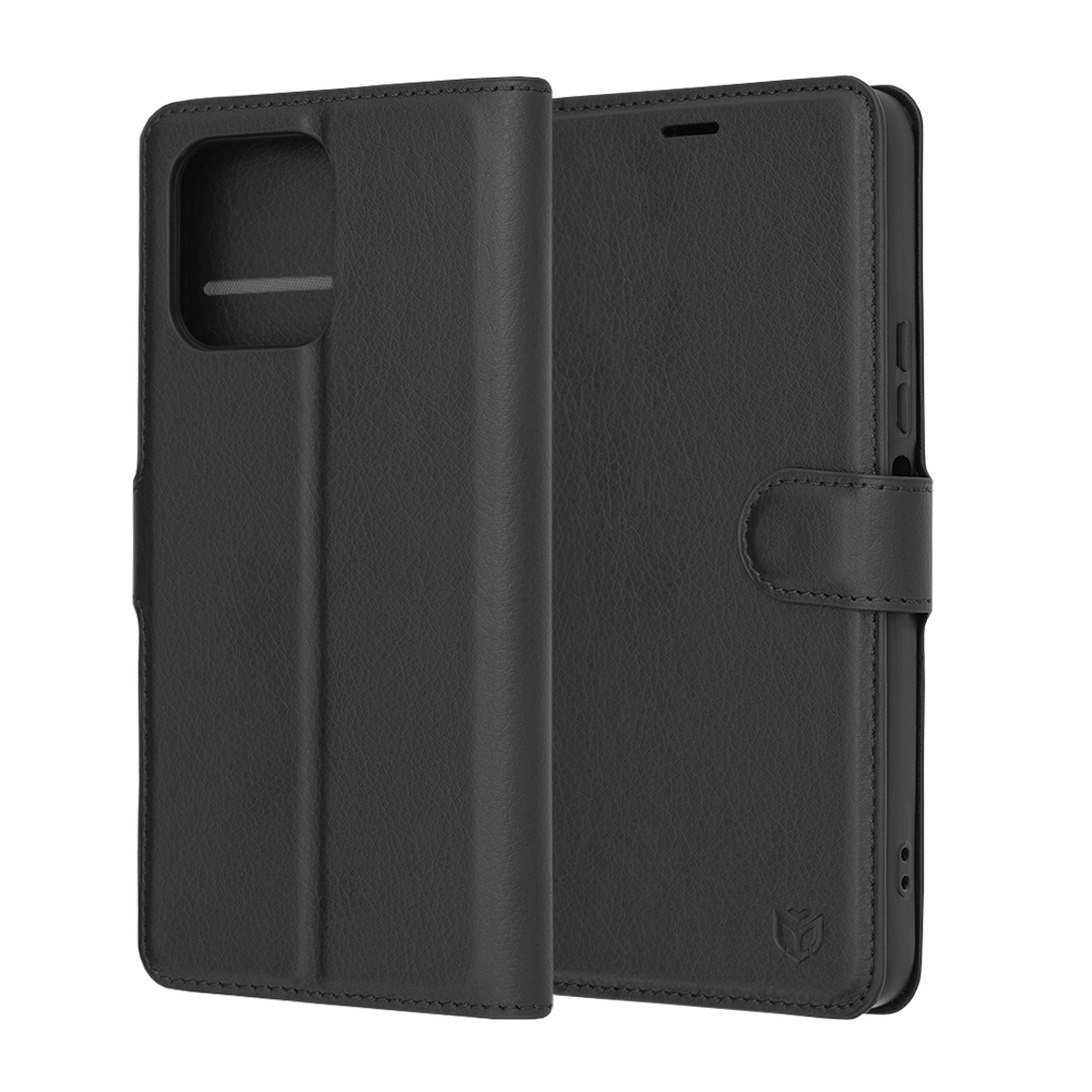 Techsuit - Leather Folio - Honor X6a - Black