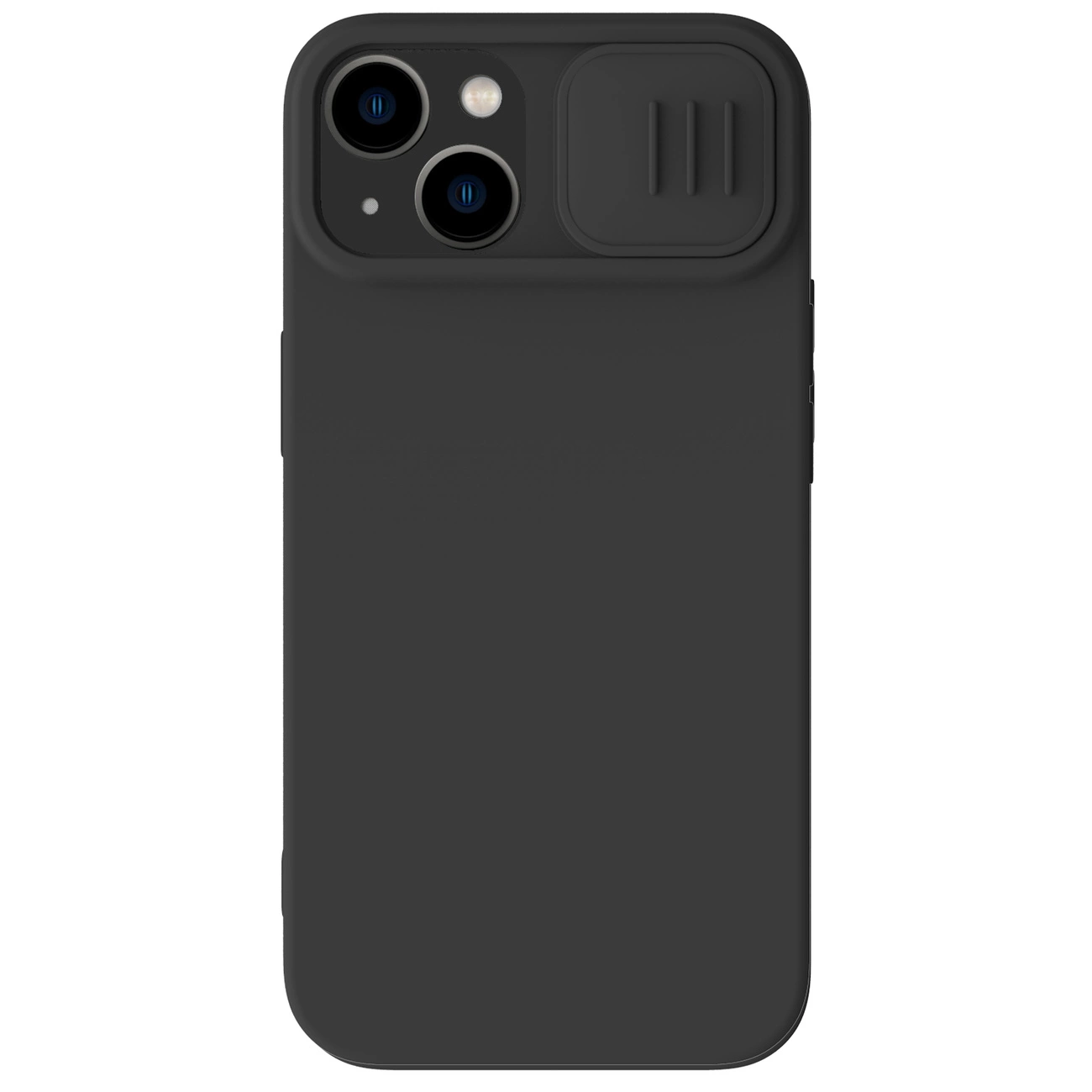 Nillkin CamShield Silky Silicone Case iPhone 14 Case with Camera Protector Black