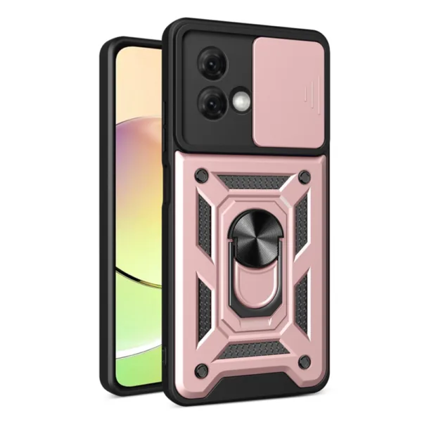 Techsuit - CamShield Series - Motorola Moto G84 - Rose Gold