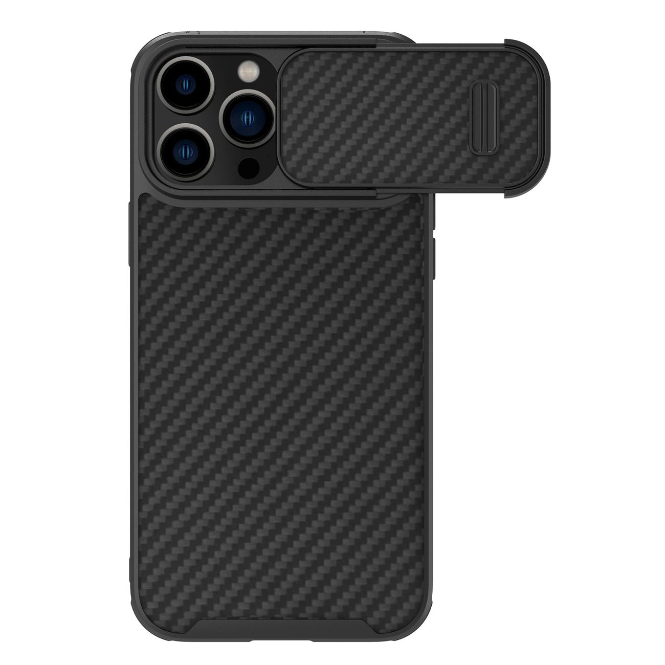 Nillkin Synthetic Fiber S Case iPhone 14 Pro case with camera cover