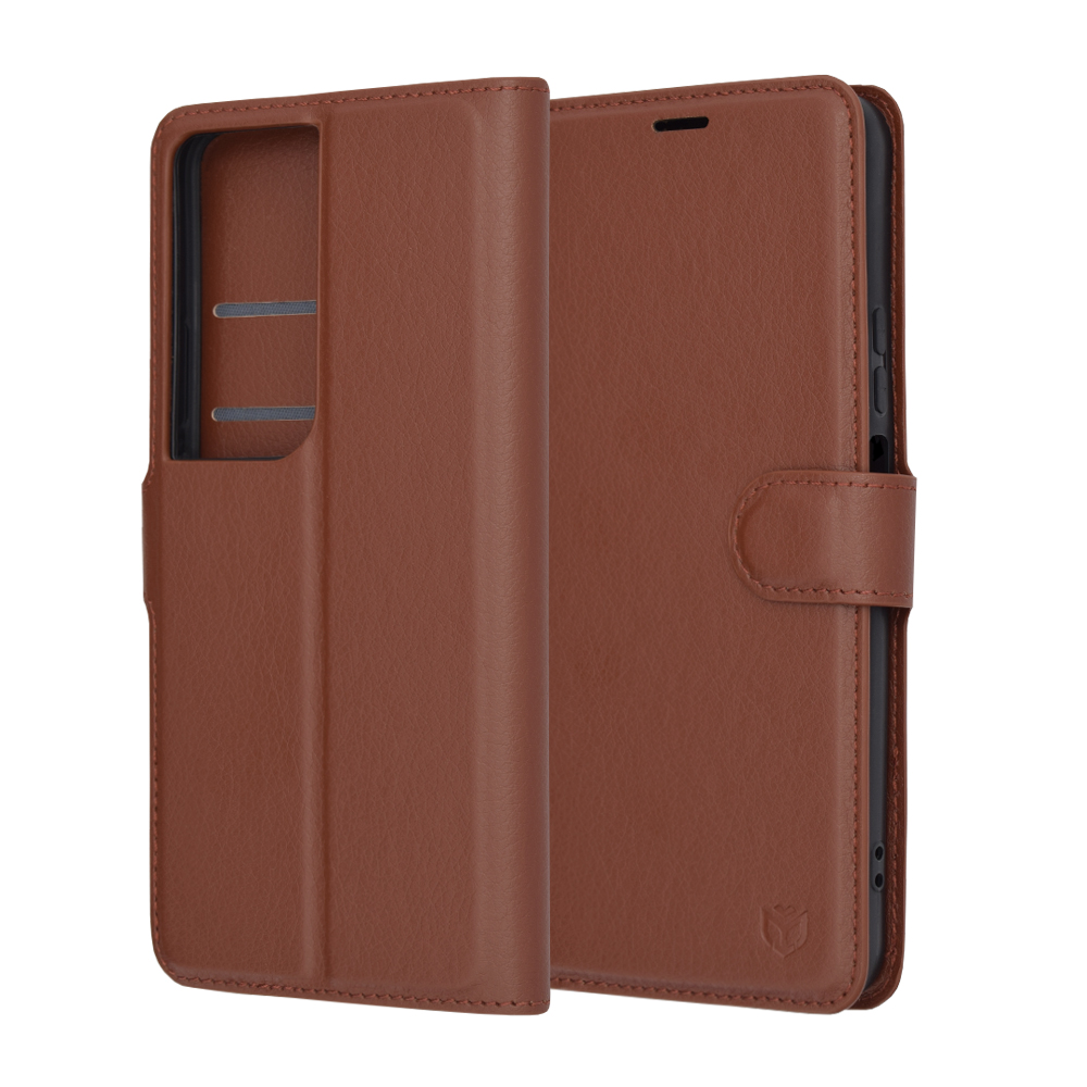 Techsuit - Leather Folio - Honor X7b / X7b 5G / 90 SMART - Brown