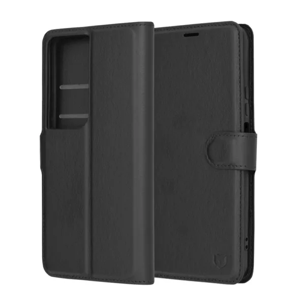 Techsuit - Leather Folio - Honor X7b / X7b 5G / 90 SMART - Black