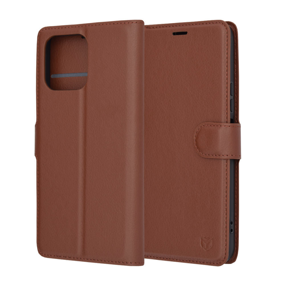 Techsuit - Leather Folio - Honor X8a - Brown