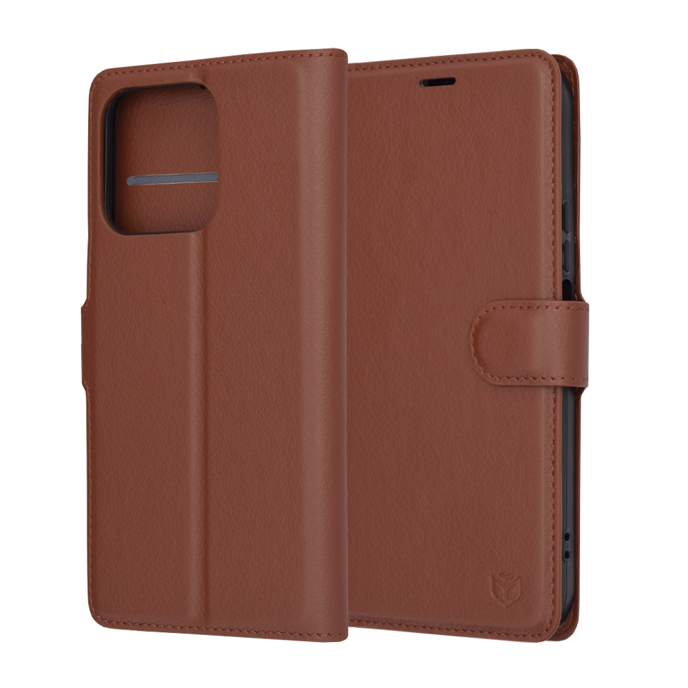 Techsuit - Leather Folio - Honor X8b - Brown