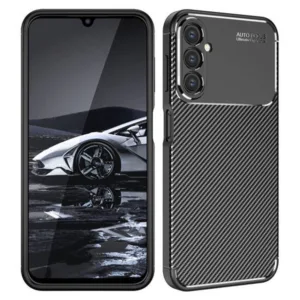 Techsuit - CarbonFiber - Samsung Galaxy A15 4G / A15 5G - Black