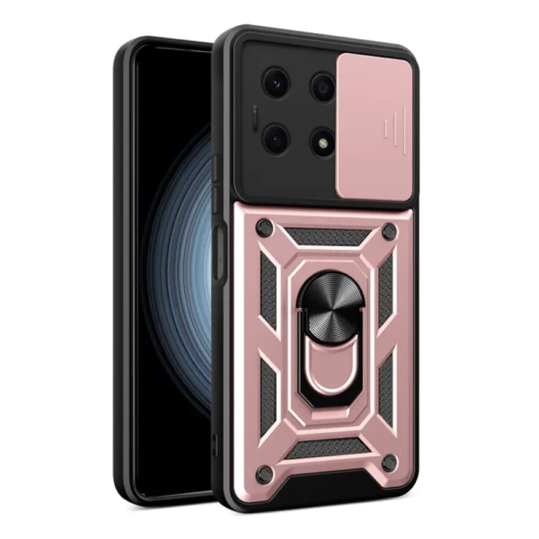 Techsuit - CamShield Series - Honor X8a - Rose Gold