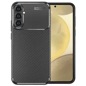 Techsuit - CarbonFiber - Samsung Galaxy S24 Plus - Black