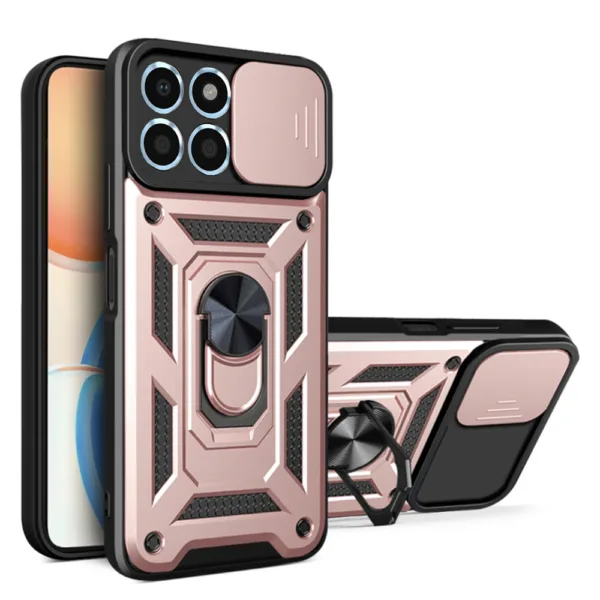 Techsuit - CamShield Series - Honor X6 / X8 5G / 70 Lite - Rose Gold