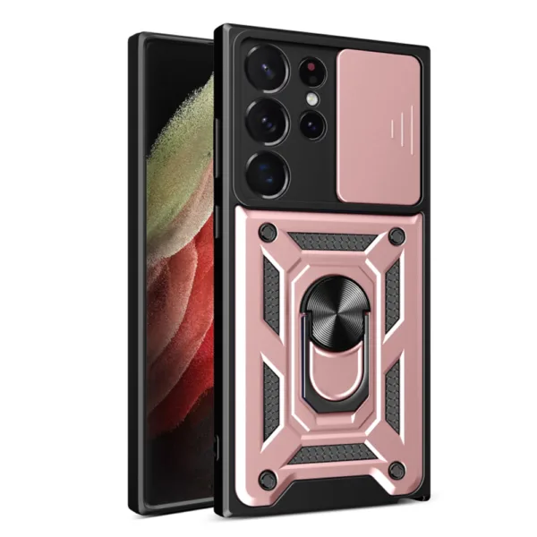 Techsuit - CamShield Series - Samsung Galaxy S23 Ultra - Rose Gold