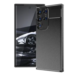 Techsuit - CarbonFiber - Samsung Galaxy S23 Ultra - Black