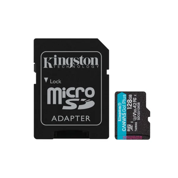 Kingston - Memory Card Canvas Go Plus (SDCG3/128GB) - MicroSDXC