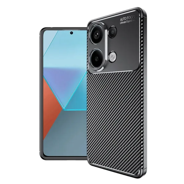 Techsuit - CarbonFiber - Xiaomi Redmi Note 13 4G - Black