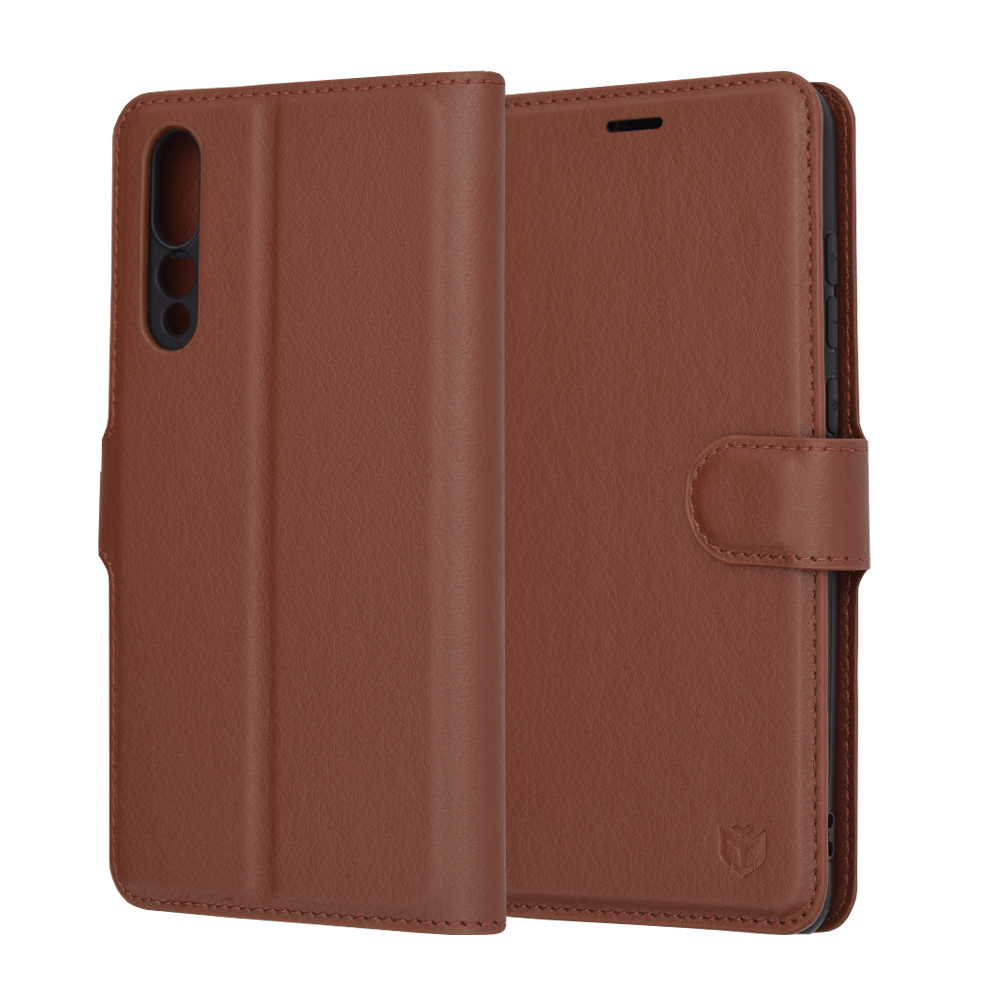 Techsuit - Leather Folio - Huawei P20 Pro - Brown