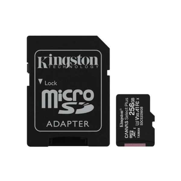 Kingston - Memory Card Canvas Select Plus (SDCS2/256GB) - Android A1 MicroSDXC