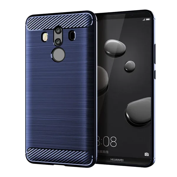 Techsuit - Carbon Silicone - Huawei Mate 10 Pro - Blue