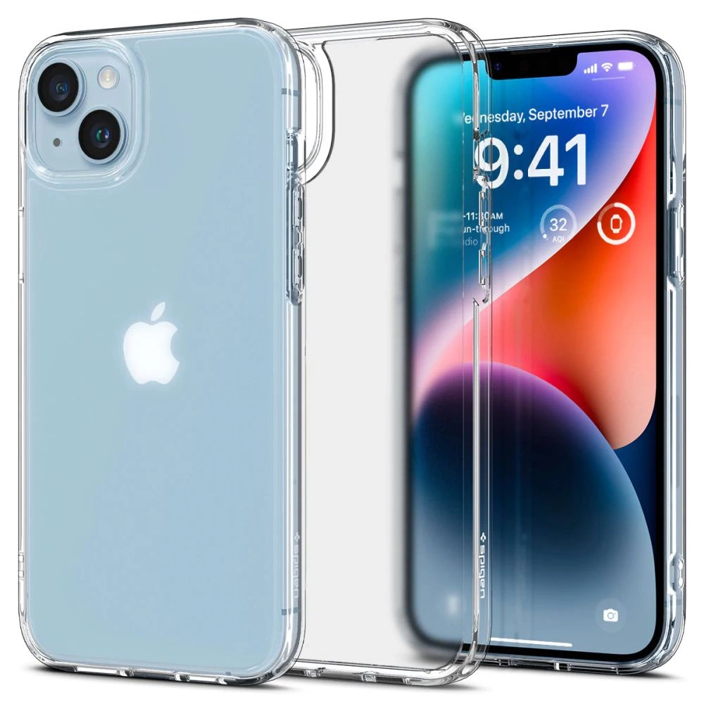 Spigen Ultra Hybrid iPhone 14 Case - Clear Matte