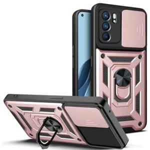 Techsuit - CamShield Series - Oppo Reno6 5G - Rose Gold