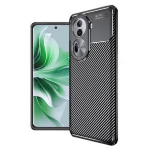 Techsuit - CarbonFiber - Oppo Reno11 Pro - Black