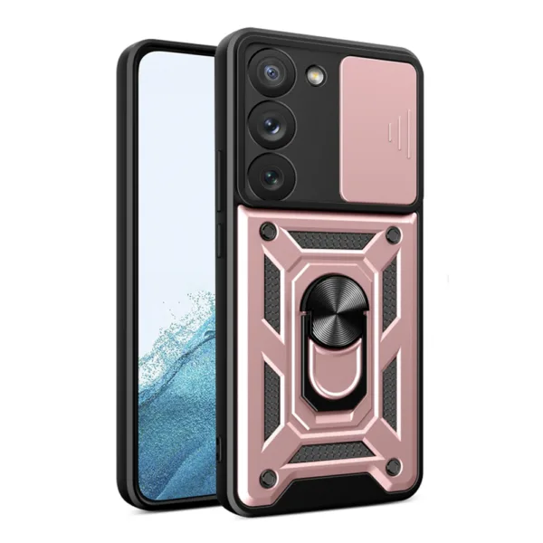 Techsuit - CamShield Series - Samsung Galaxy S22 5G - Rose Gold