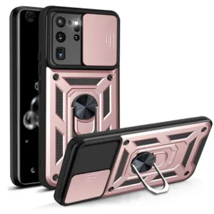 Techsuit - CamShield Series - Samsung Galaxy S20 Ultra 4G / S20 Ultra 5G - Rose Gold