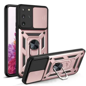 Techsuit - CamShield Series - Samsung Galaxy S20 Plus 4G / S20 Plus 5G - Rose Gold