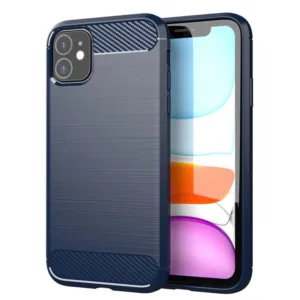 Techsuit - Carbon Silicone - iPhone 11 - Blue