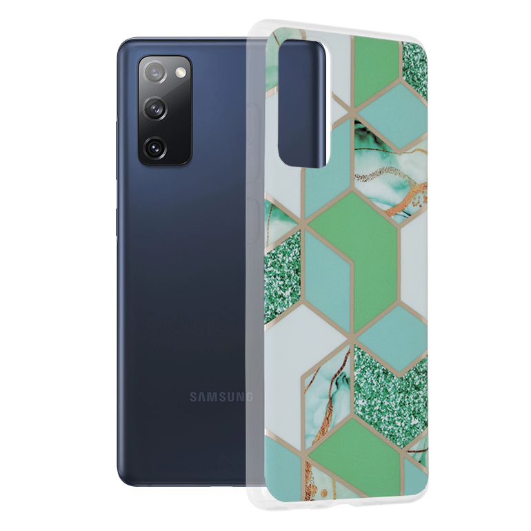 Techsuit - Marble Series - Samsung Galaxy S20 FE 4G / S20 FE 5G - Green Hex