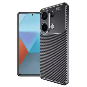 Techsuit - CarbonFiber - Xiaomi Redmi Note 13 Pro 4G / Poco M6 Pro 4G - Black