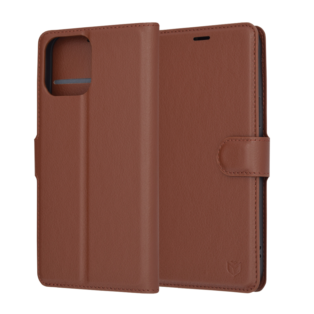 Techsuit - Leather Folio - iPhone 13 Pro Max - Brown