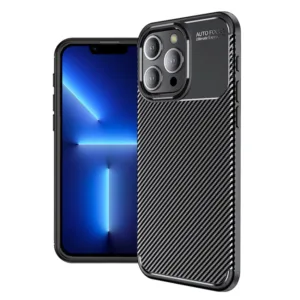 Techsuit - CarbonFiber - iPhone 13 Pro Max - Black