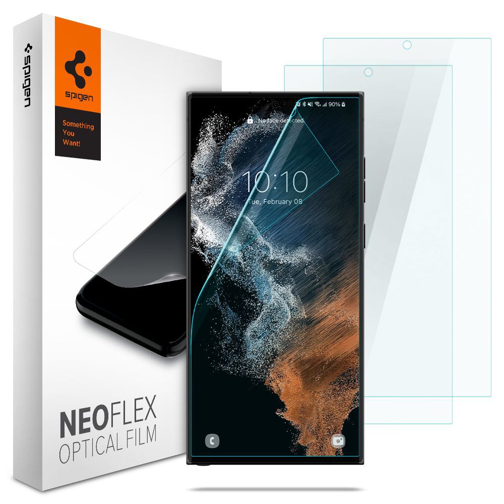 Spigen - Neo Flex (2 pack) - Samsung Galaxy S22 Ultra - Clear