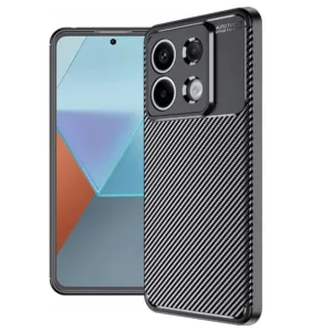 Techsuit - CarbonFiber - Xiaomi Redmi Note 13 Pro 5G / Poco X6 - Black